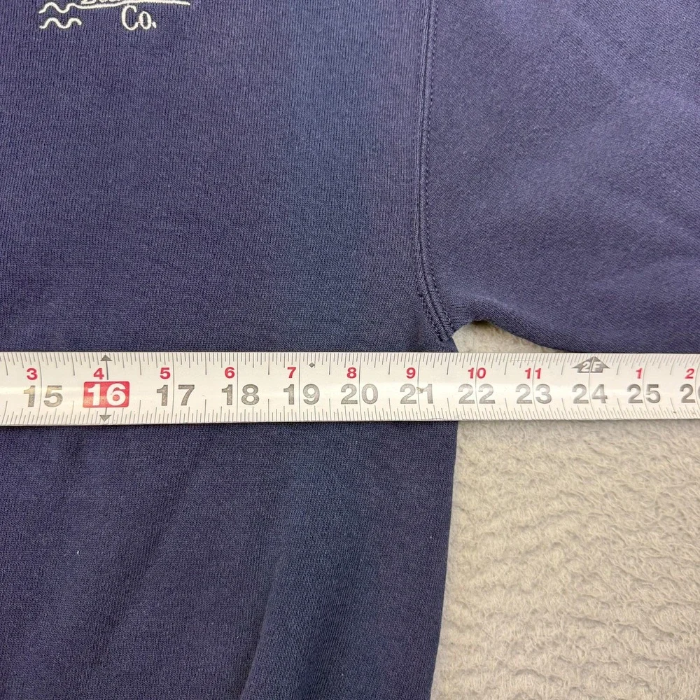 Vintage Russell Athletic Sweatshirt Mens Medium Blue Lombardi Co Embroidered 90s